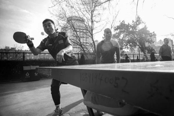 female table tennis player